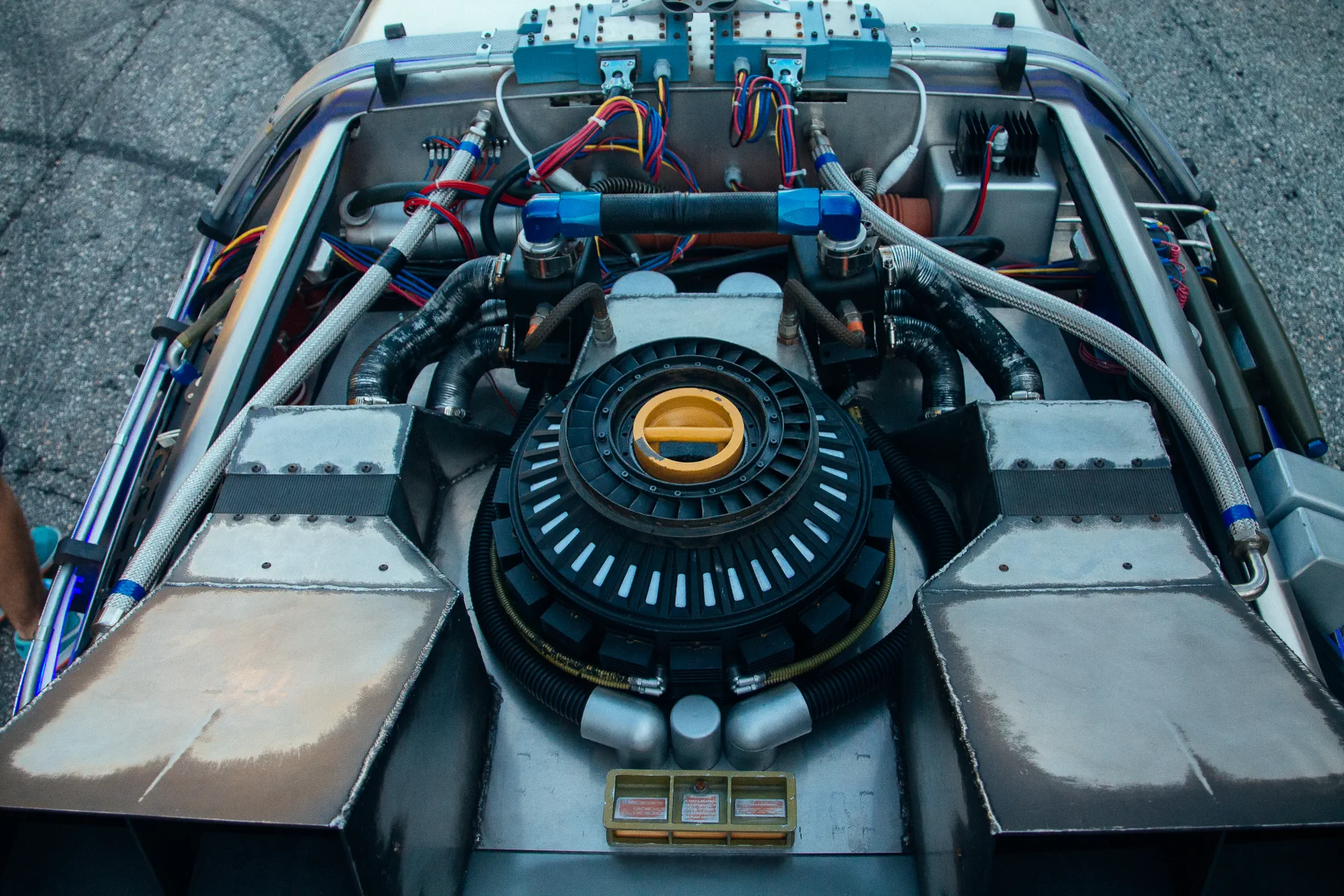 DeLorean 'Time Machine' replica at CRU car meet-up, Cypress Mountain / Vancouver, BC. Photo by 'J B', used with permission.